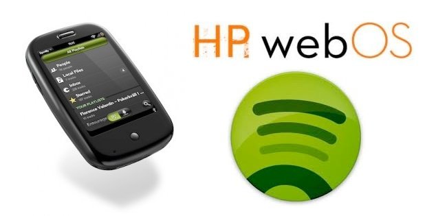 spotify disponible para palm webos