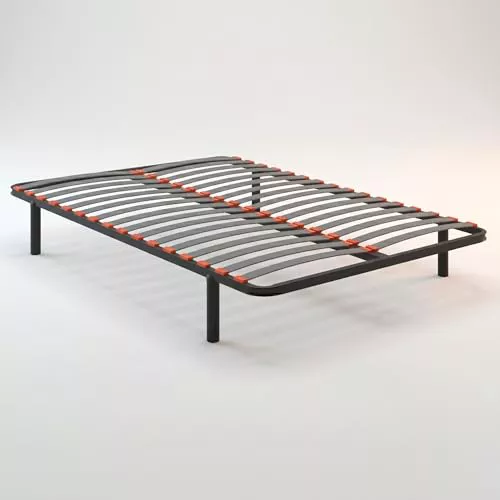 PIKOLIN Somier Guardaespaldas | 16 láminas Madera | 150x190 | 4 Patas - Altura 26cm | Bastidor Acero Reforzado | Alta Elasticidad y Ventilación | Independencia de Lechos | Servicio de Entrega Premium