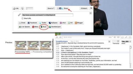 Novedades en YouTube: Subtítulos interactivos, autocompartir a Buzz y más