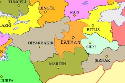 Esta provincia turca quiere que sus fronteras tengan la forma del logotipo de Batman