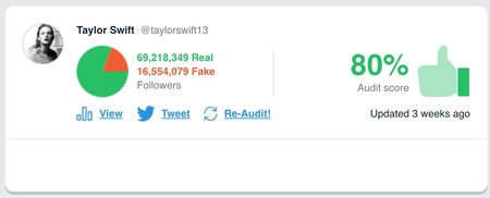 Window Y Taylorswift13 S Audit Twitter Audit Audit Your Twitter Followers