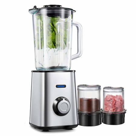 Cupón de descuento de 11 euros en la batidora de vaso 3 en 1 de Aicook en Amazon