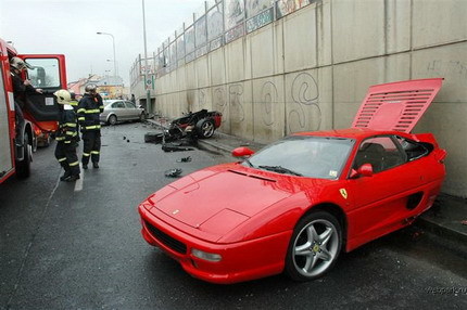 Accidente Ferrari F355