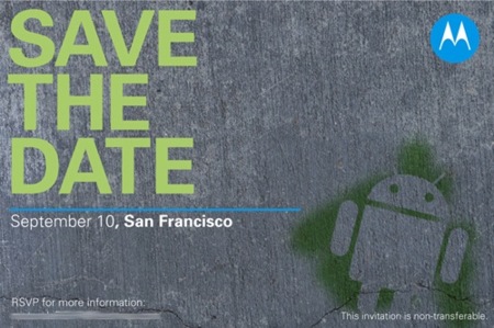 Motorola confirma que lanzará terminales con Android en septiembre