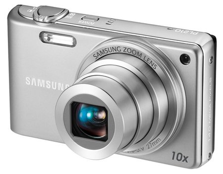 Samsung también presenta algunas compactas. Samsung WB210 y PL210