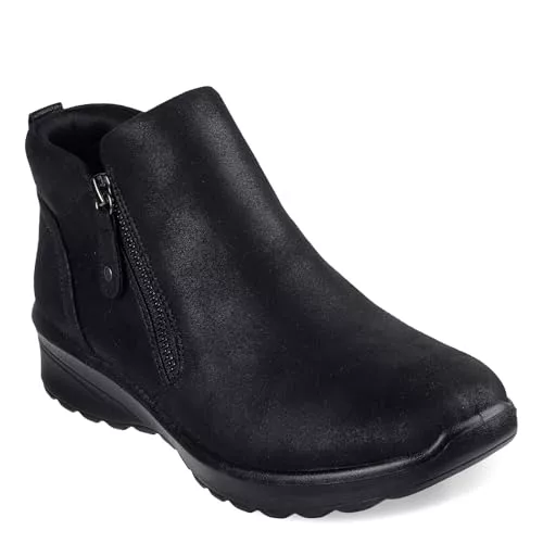 Skechers Lovely Vibe, Botas Cortas al Tobillo Mujer, Negro, 39 EU