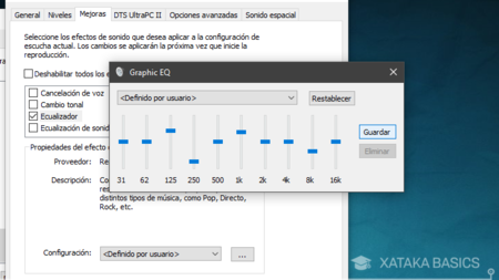 Ecualizador Windows 10