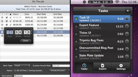 Controla el tiempo que gastas en tus tareas, aplicaciones para Mac OS X