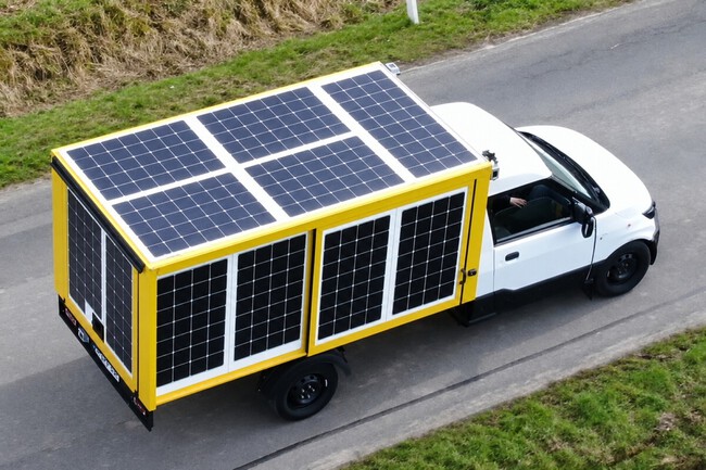 Camioneta Gano Autonomia Paneles Solares Auto Electrico