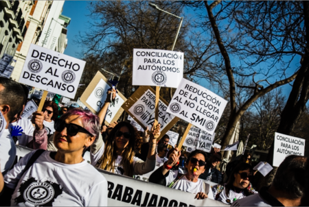 Convocado paro nacional histórico de todos los sectores autónomos, el 24 de febrero