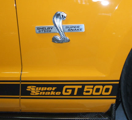 Shelby Mustang GT500 Super Snake Grabber Orange
