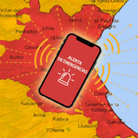 La Comunidad Valenciana activa las alertas de los móviles por el "riesgo extremo" de las lluvias