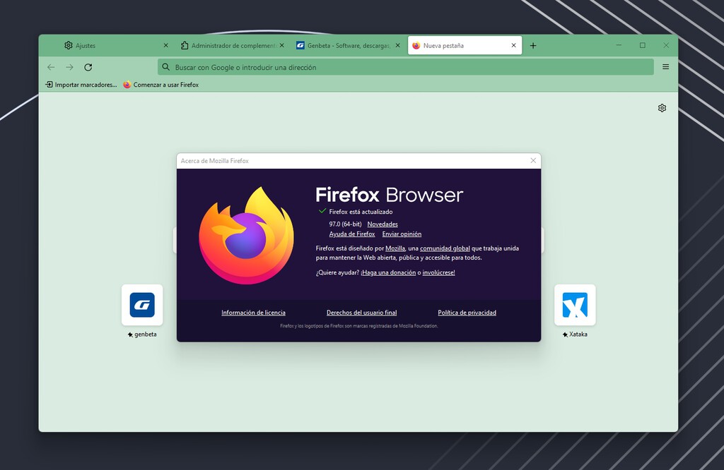 Ya puedes descargar Firefox 97: la única alternativa no basada en Chromium que nos queda estrena nuevos temas de colores