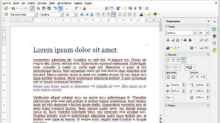 Nueva versión de LibreOffice 4.1, ahora también con la barra lateral