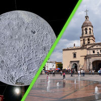 Con medio millón de fotos de la NASA, un artista creó la Luna de 7 metros que puedes visitar gratis en Querétaro