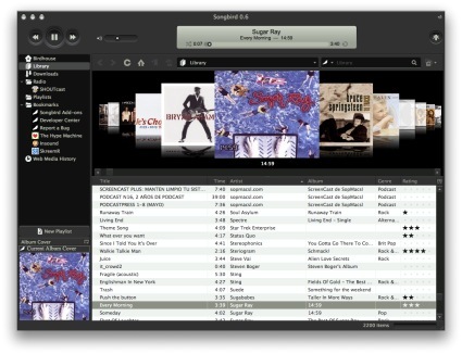 Songbird 0.6, nueva versión del pájaro cantor