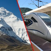 China está perforando la cordillera más hostil del planeta: 70 túneles y 800 km bajo las montañas para llevar el tren hasta el Tíbet