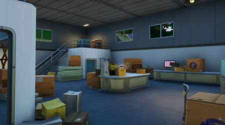 Desafío Fortnite: escóndete en una caja de cartón en la Fábrica de cajas. Solución