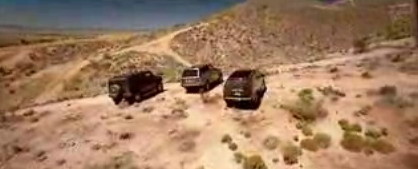 Europa vs América vol II: Range Rover, Cadillac Escalade y Hummer H2 por el desierto