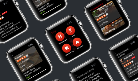 La app de Yelp para watchOS se actualiza añadiendo soporte para la brújula del Apple Watch Series 5
