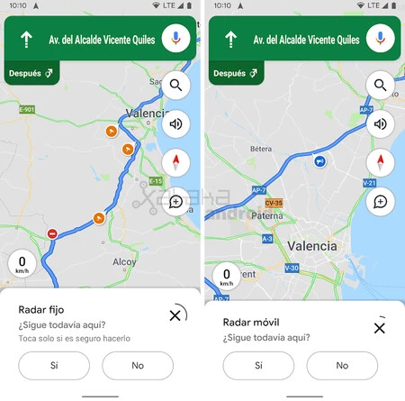 Google マップ レーダー