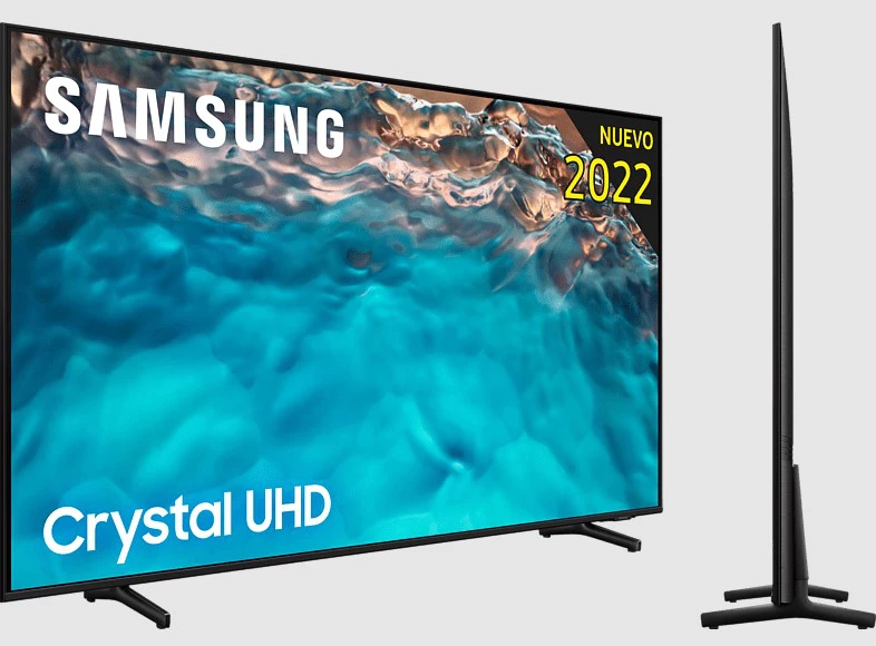 TV LED 65" - Samsung UE65BU8000KXXC, UHD 4K, Procesador Crystal 4K, Smart TV, Negro