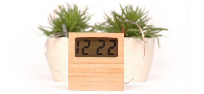 Reloj que funciona con barro