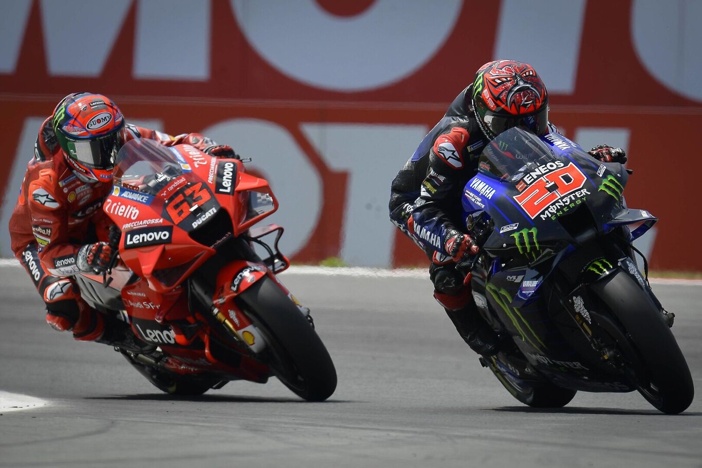 Fabio Quartararo vs Pecco Bagnaia: un duelo al sol para ver quién es el sheriff en el rancho de Marc Márquez 