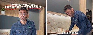 Un interiorista explica los mayores errores a la hora de reformar la cocina: "El primer gran error es poner el cubo de basura debajo del fregadero" 