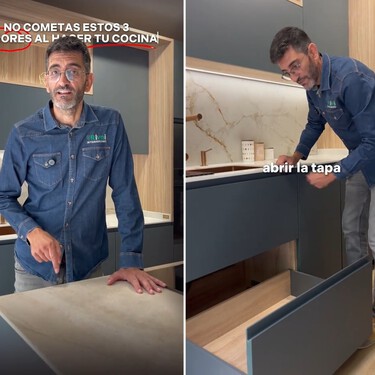 Un interiorista explica los mayores errores a la hora de reformar la cocina: "El primer gran error es poner el cubo de basura debajo del fregadero" 