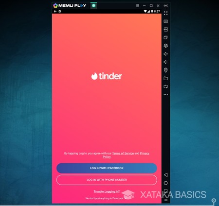 Tinder en el pc