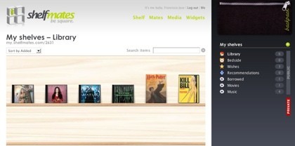 Shelfmates, manteniendo clasificado nuestros discos, libros y cds desde internet