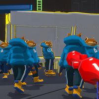 La última ida de olla es un extraño shooter PvP en forma de Splatoon en el que se dispara pis por la calle 