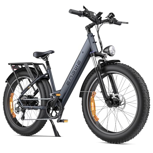 ENGWE E26 Bicicleta Eléctrica para Adultos, 26"x4.0" Fat Tire