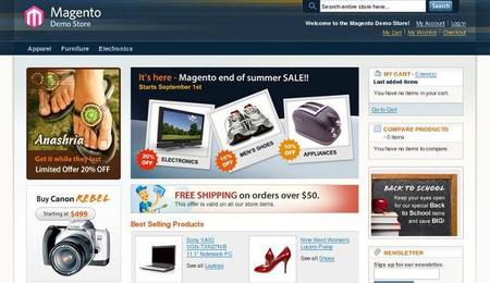 Tienda online magento