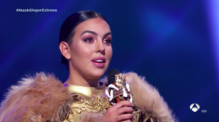 ¡Vaya leona! Georgina Rodríguez, primera famosa desenmascarada en 'Mask Singer'