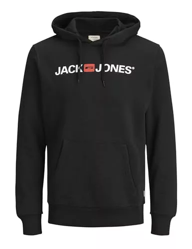 JACK & JONES Jjecorp Logo Sweat Hood , Capucha Hombre, Azul (Navy Blazer Detail Reg Fit), XSmall