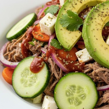 Salpicón de res con pepino, zanahoria y cebolla morada: la receta del chef Aquiles Chávez para disfrutar con tostadas o galletas saladas