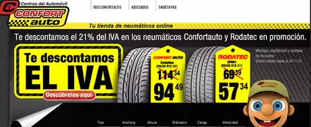 Confortauto te descuenta el IVA hasta el 3 de noviembre 