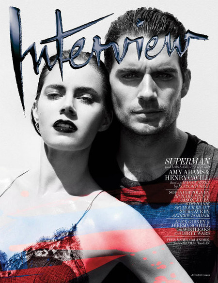 Henry Cavill y Amy Adams. En blanco y negro, a colores, impresionantes