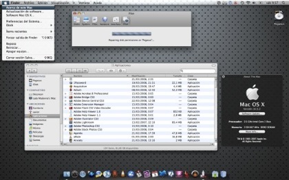 iLeopard mejora la apariencia de Mac OS X Leopard