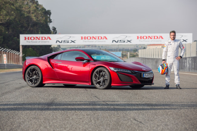 Fernando Alonso Honda NSX
