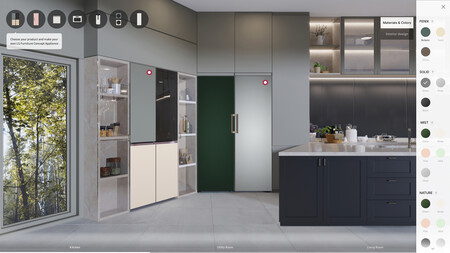 LG Furniture Concept Appliances permitirá al usuario personalizar el aspecto externo de sus electrodomésticos