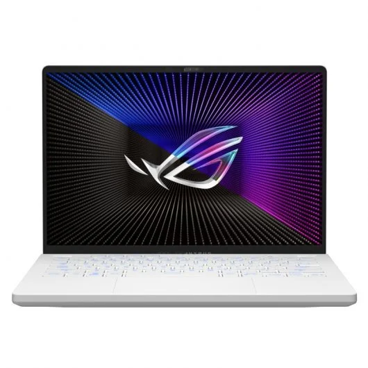 ASUS ROG Zephyrus G14 GA402XV-N2028W - Ordenador Portátil Gaming de 14" WQXGA 165Hz (AMD Ryzen 9 7940HS, 32GB RAM, 1TB SSD, NVIDIA RTX 4060 8GB, Win 11 Home) Blanco Lunar - Teclado QWERTY español