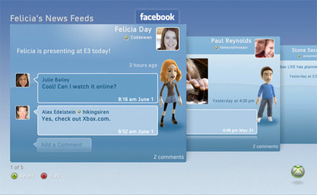 La actualización para Xbox 360 con Twitter, Facebook y Last.fm ya tiene fecha