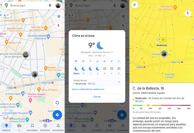 Google Maps para Android ahora también muestra el pronóstico del tiempo ...