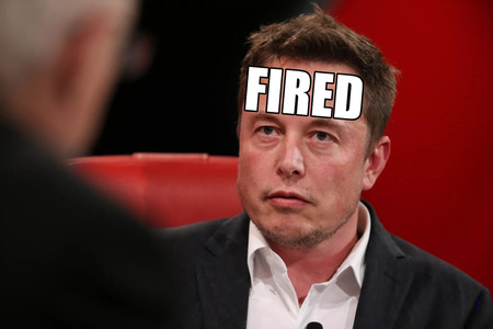 Elon Musk, despedido a patadas por intentar sacar Elonpasión a bolsa