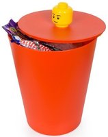 Un cubo de Lego para guardar los juguetes