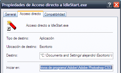 Programa la ejecución de aplicaciones con IdleStart