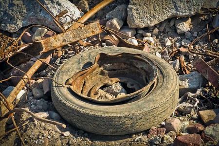 Llanta basura